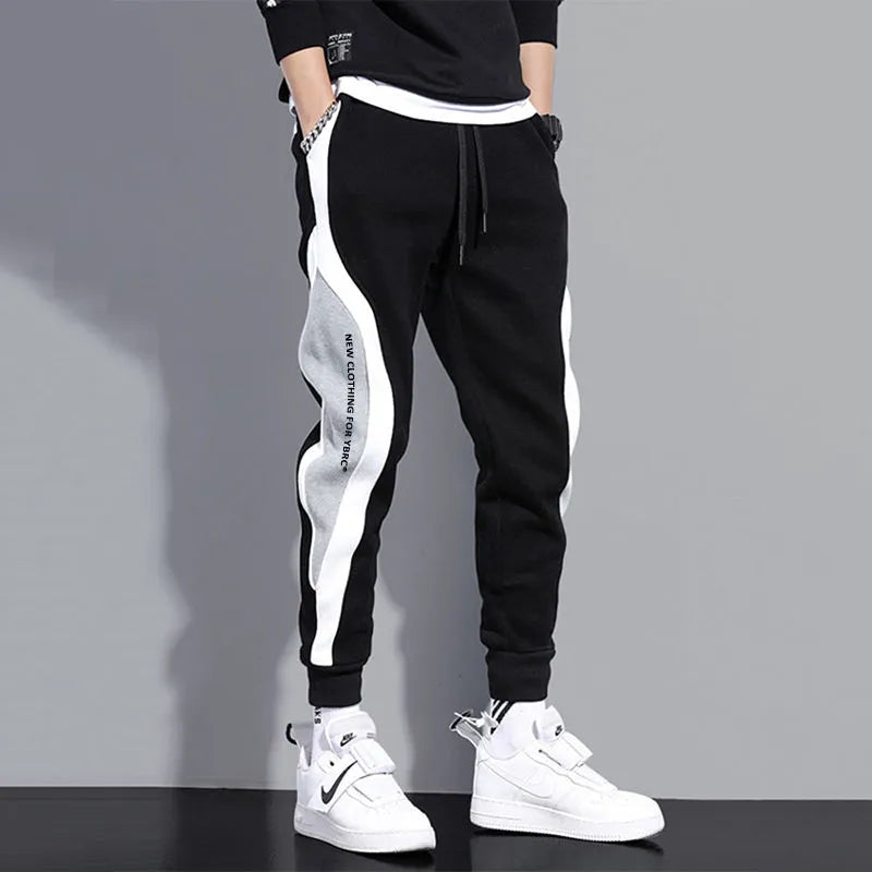Jogging Homme Bicolore Coupe Droite