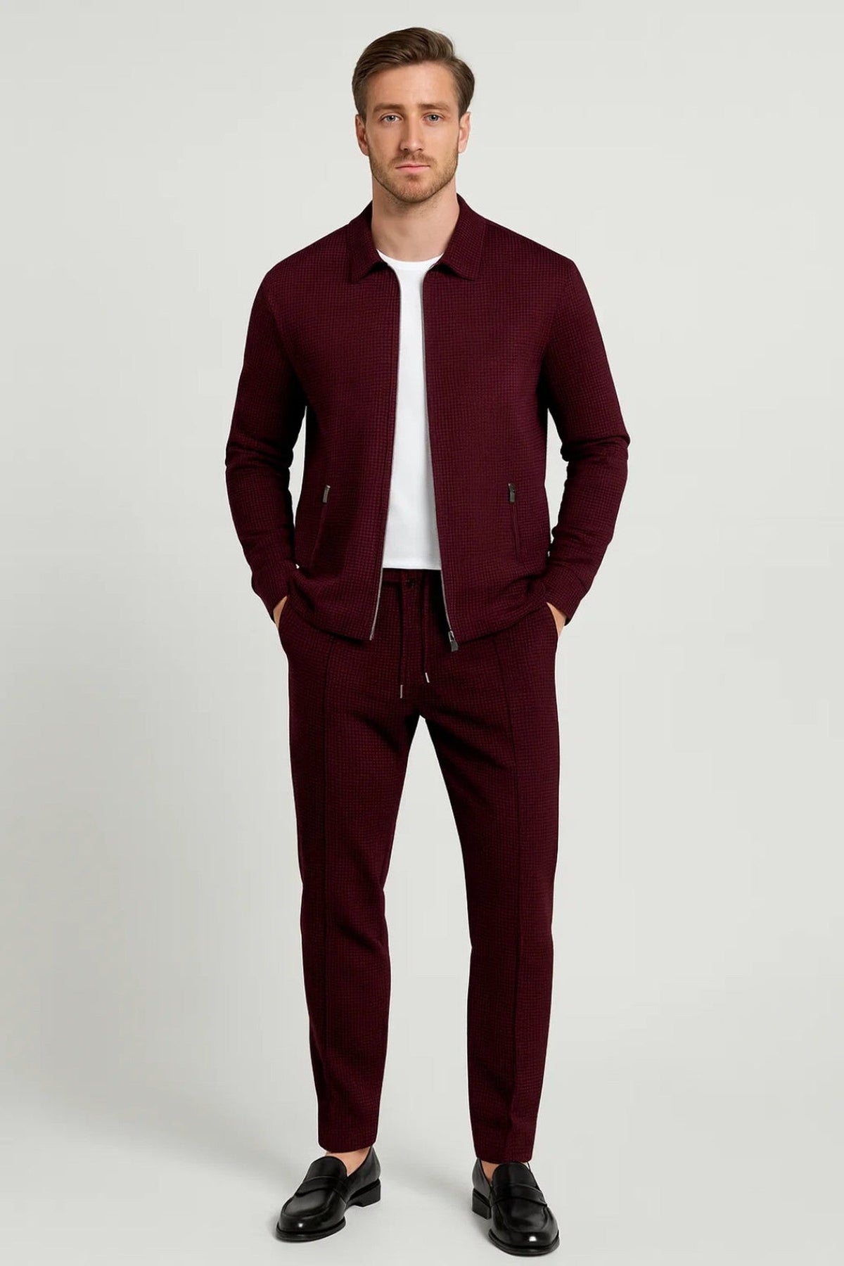 Set Men - Minimalist Jacket Pants Outfit
