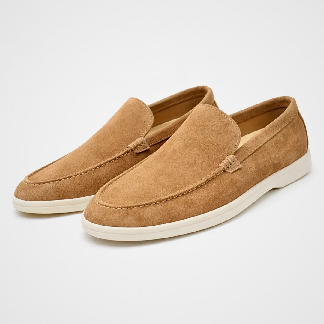Milano - Casual Heren Loafers met Suède Look