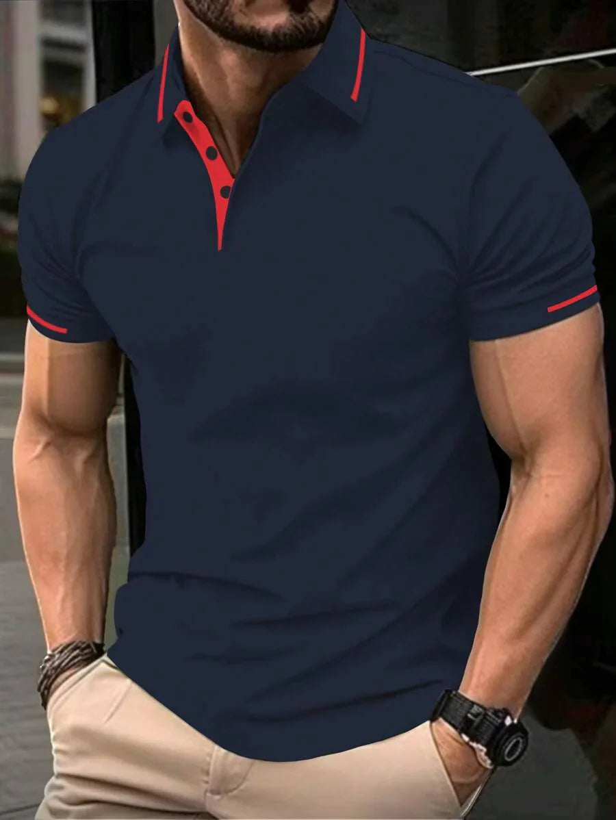 POLO CLASSIQUE D'ÉTÉ POUR HOMME