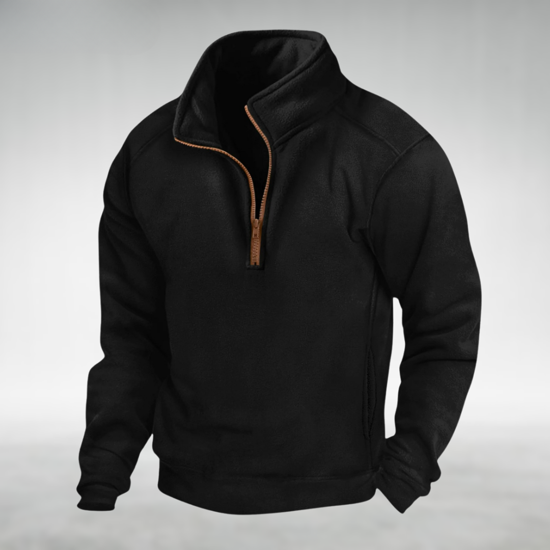 Hueson™ Men's Fleece Half-Zip Pullover