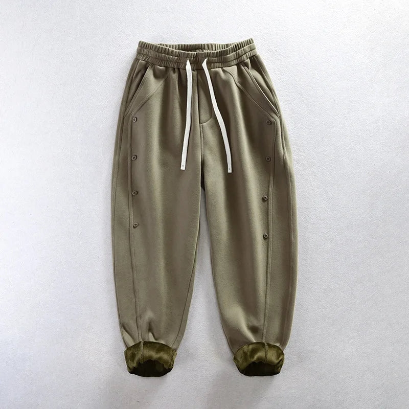 Jogging Homme Doublure Chaude Taille Élastique