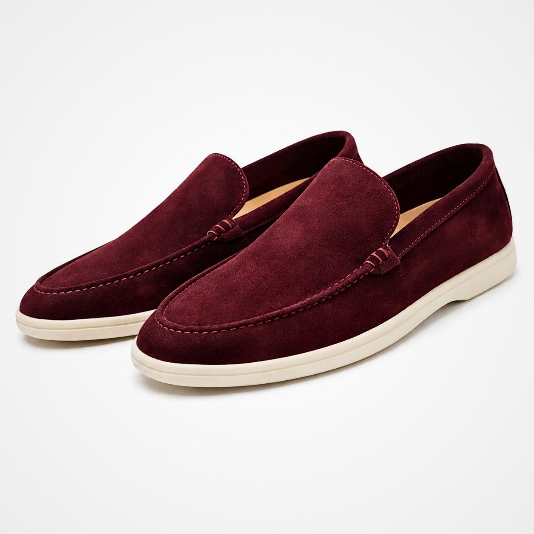 Milano - Casual Heren Loafers met Suède Look