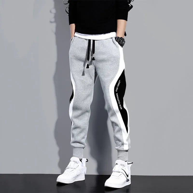 Jogging Homme Bicolore Coupe Droite