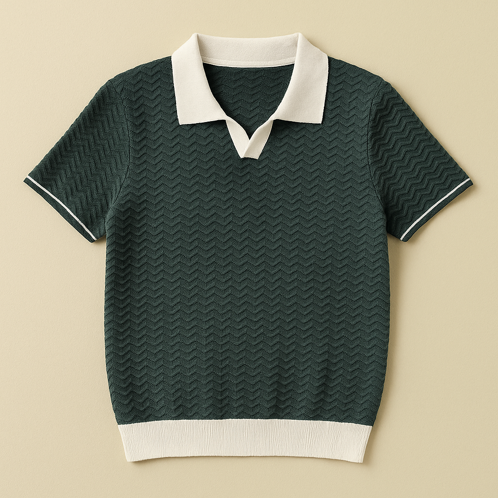 POLO EN TISSU BOUCLÉ POUR HOMME