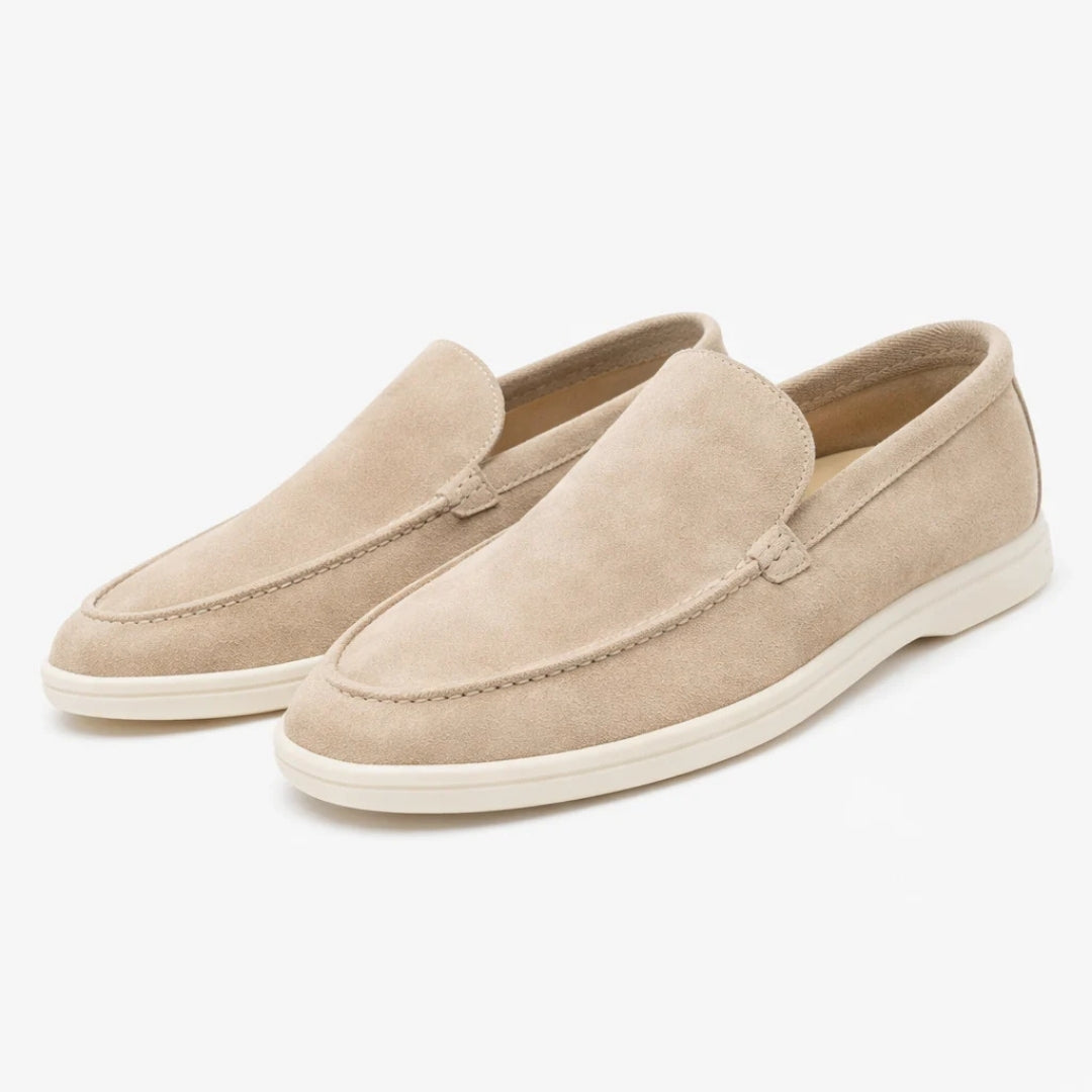 Milano - Casual Heren Loafers met Suède Look
