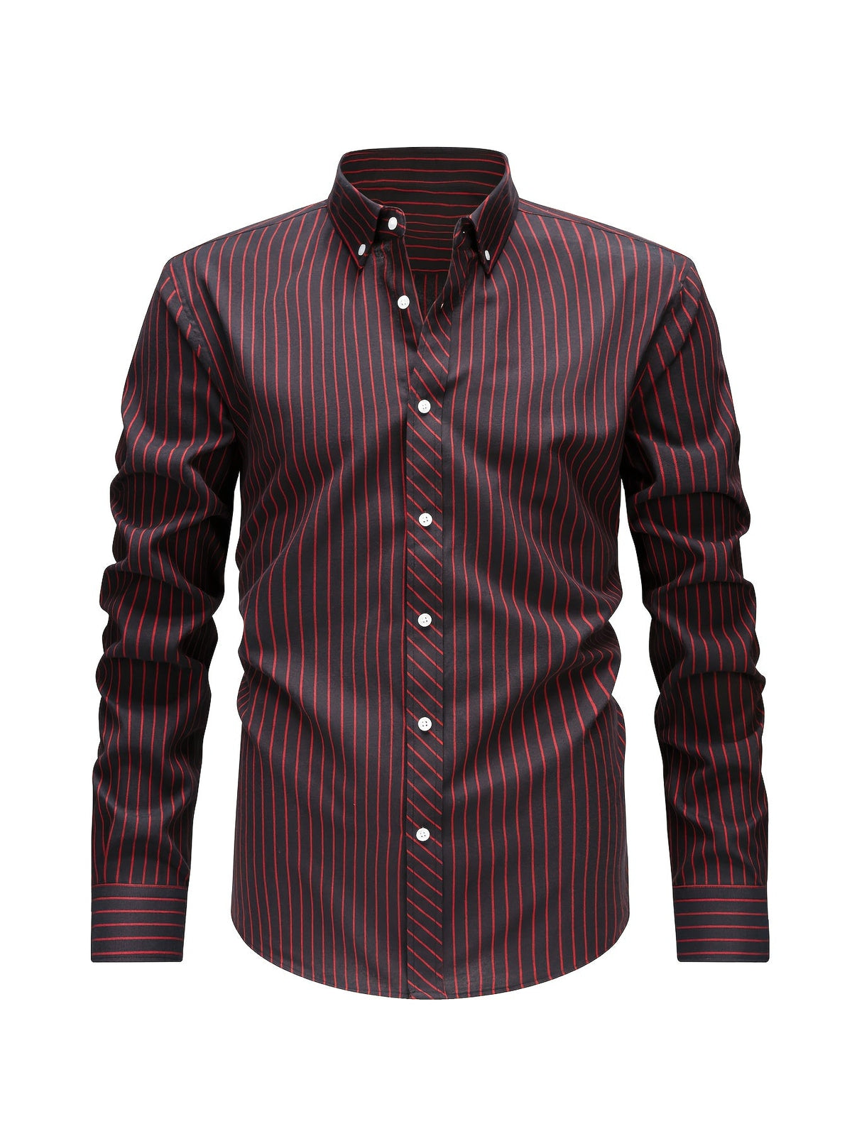 CHEMISE EN COTON À RAYURES POUR HOMMES
