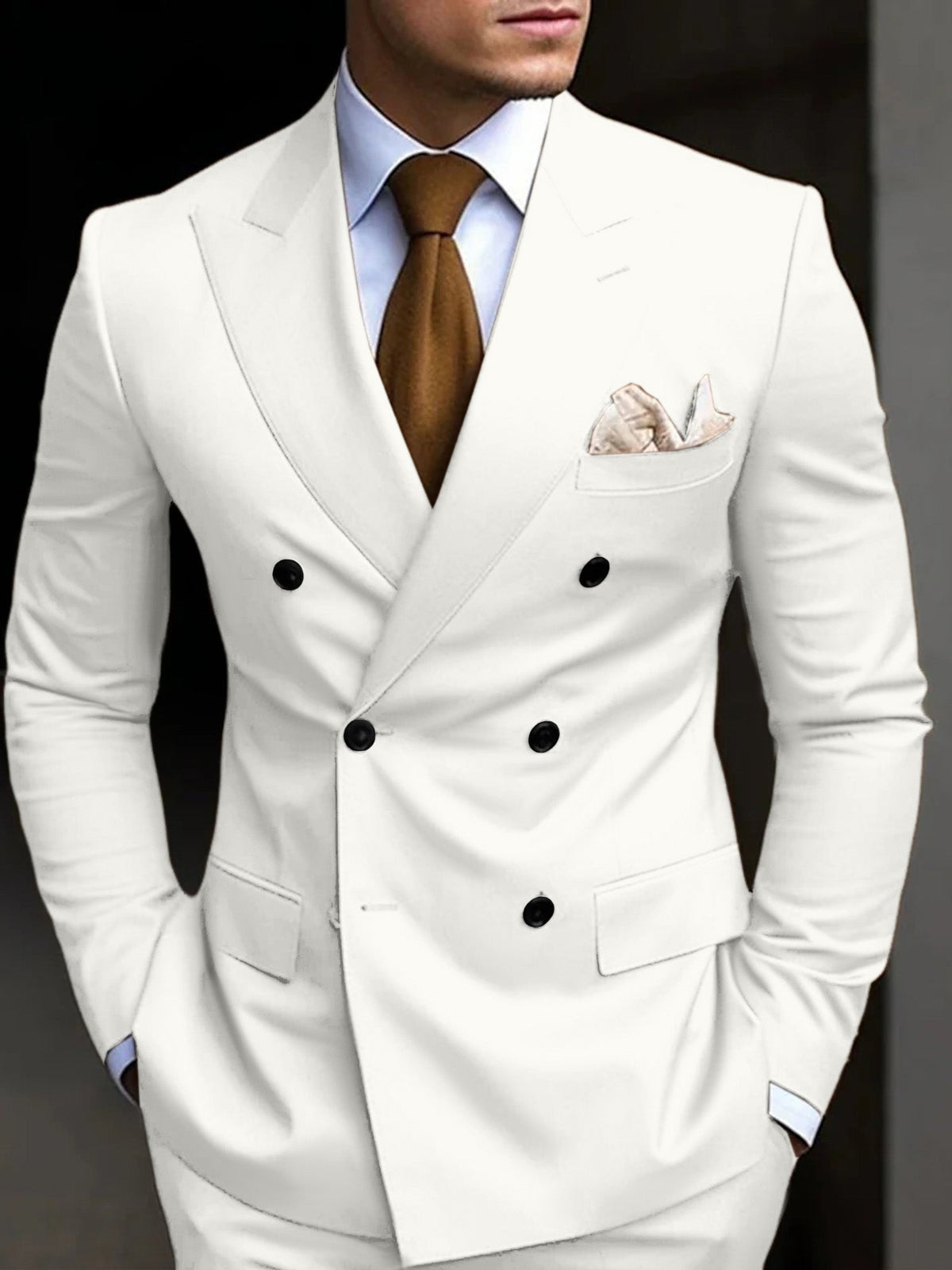 DOUBLE BREASTED SUIT FOR MEN