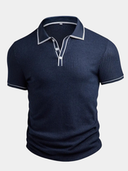 POLO MÉDITERRANÉEN STRUCTURÉ POUR HOMME