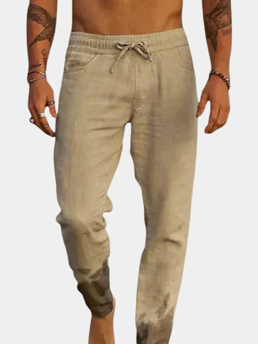 PANTALON DE PLAGE EN LIN POUR HOMME
