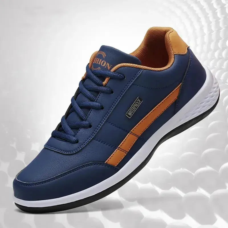 Sneakers Homme en Cuir, Maintien Confort