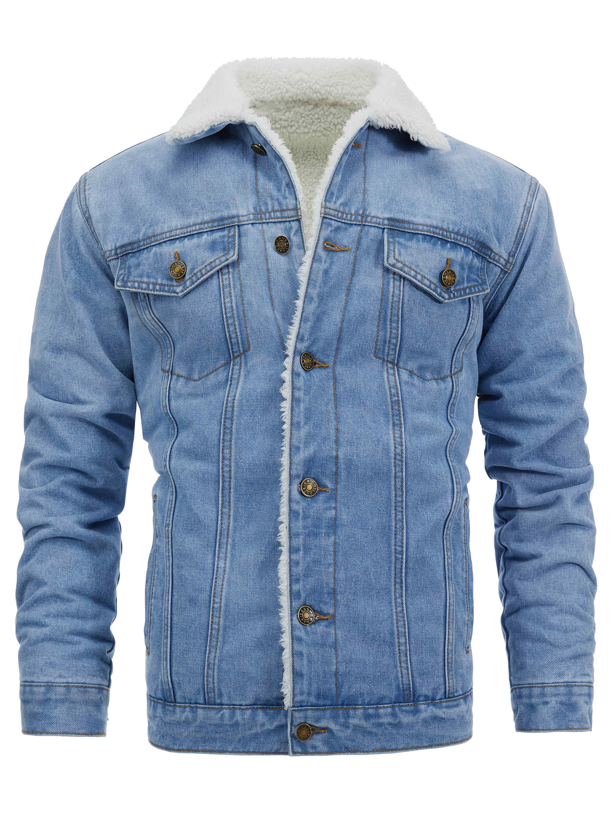 VESTE DE TRAVAIL EN JEAN POUR HOMMES