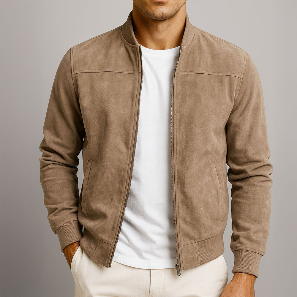 VESTE EN SUÈDE POUR HOMME