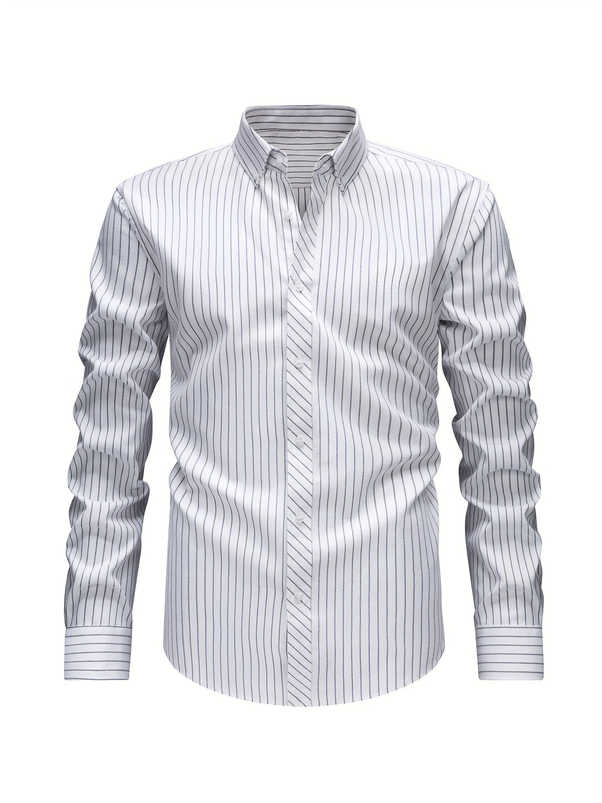 CHEMISE EN COTON À RAYURES POUR HOMMES