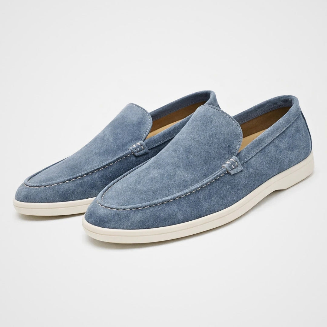 Milano - Casual Heren Loafers met Suède Look