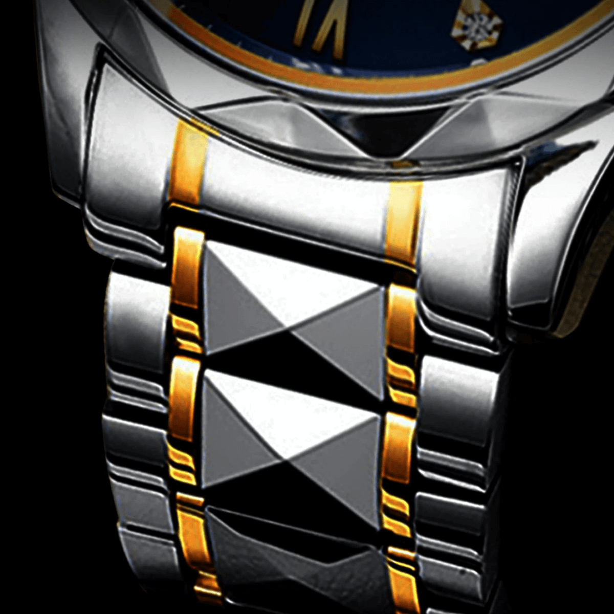Montre Homme Acier Inoxydable Cadran Lumineux