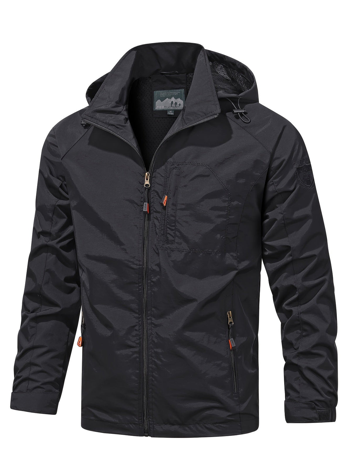 VESTE À CAPUCHE RAGLAN POUR HOMMES