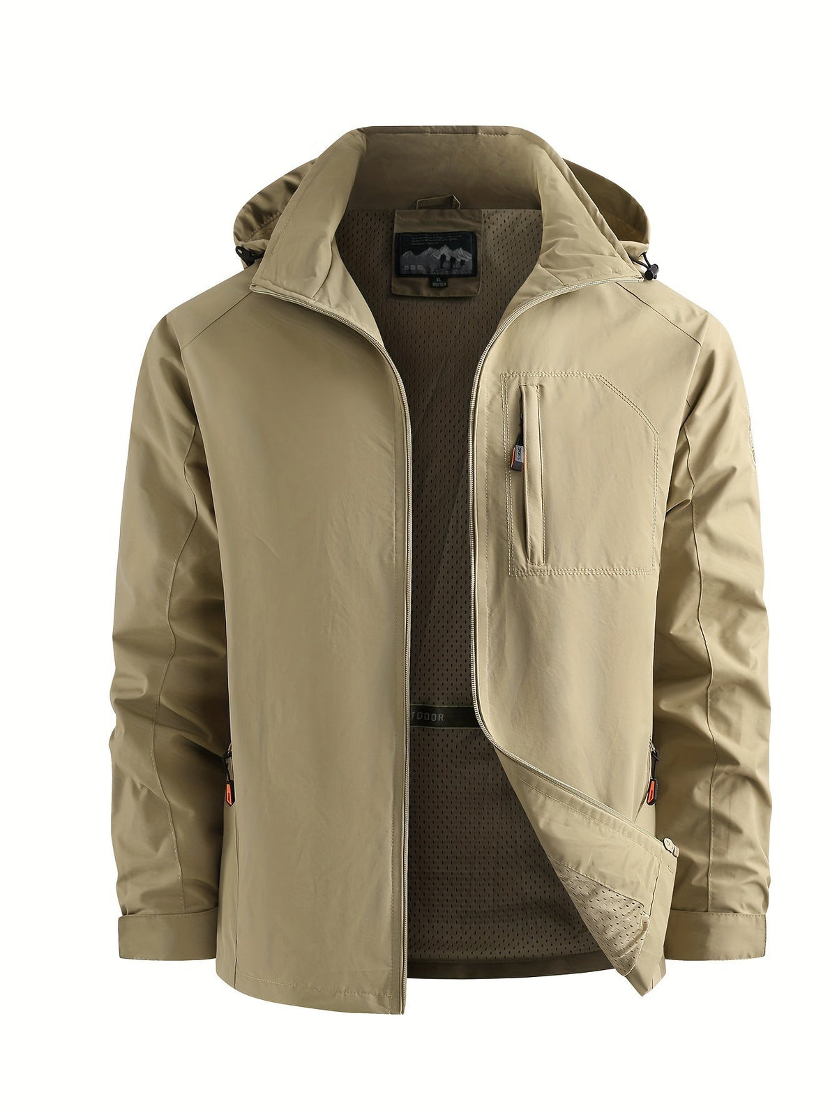 VESTE À CAPUCHE RAGLAN POUR HOMMES
