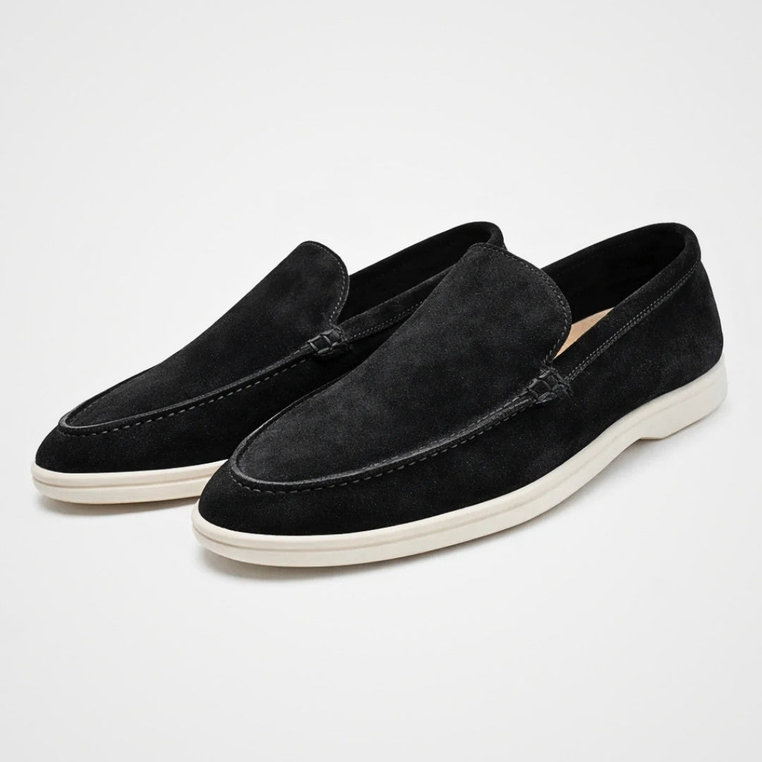Milano - Casual Heren Loafers met Suède Look