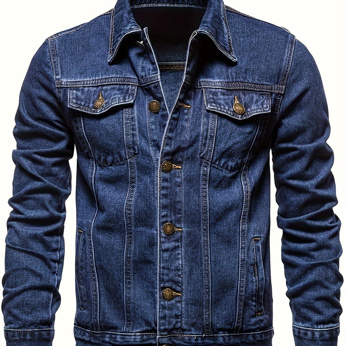 VESTE DE TRAVAIL EN JEAN POUR HOMMES