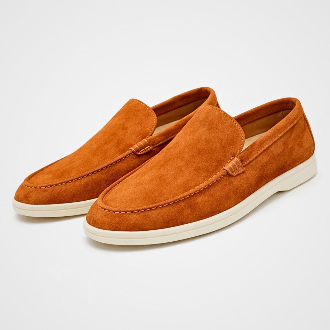 Milano - Casual Heren Loafers met Suède Look