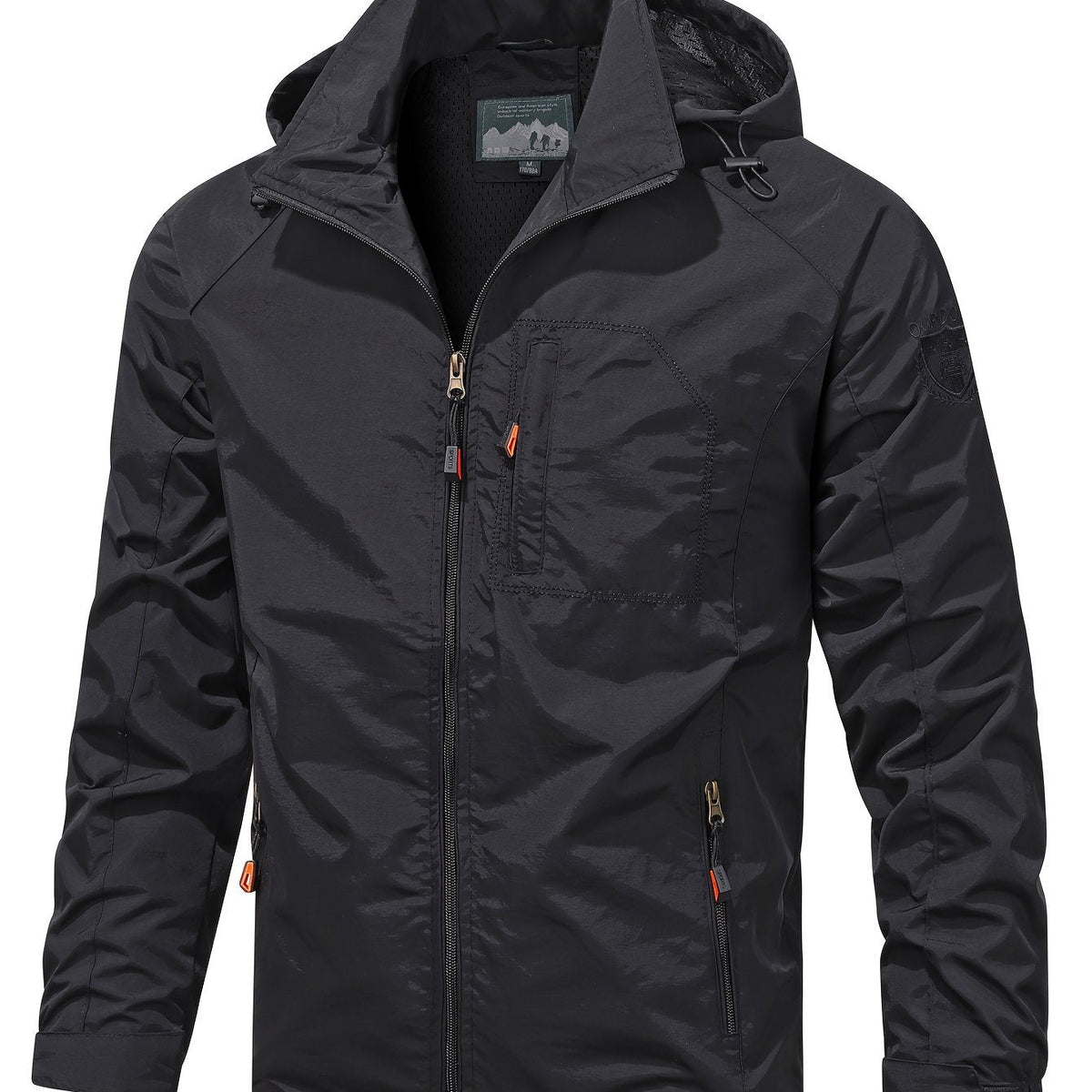 VESTE À CAPUCHE RAGLAN POUR HOMMES