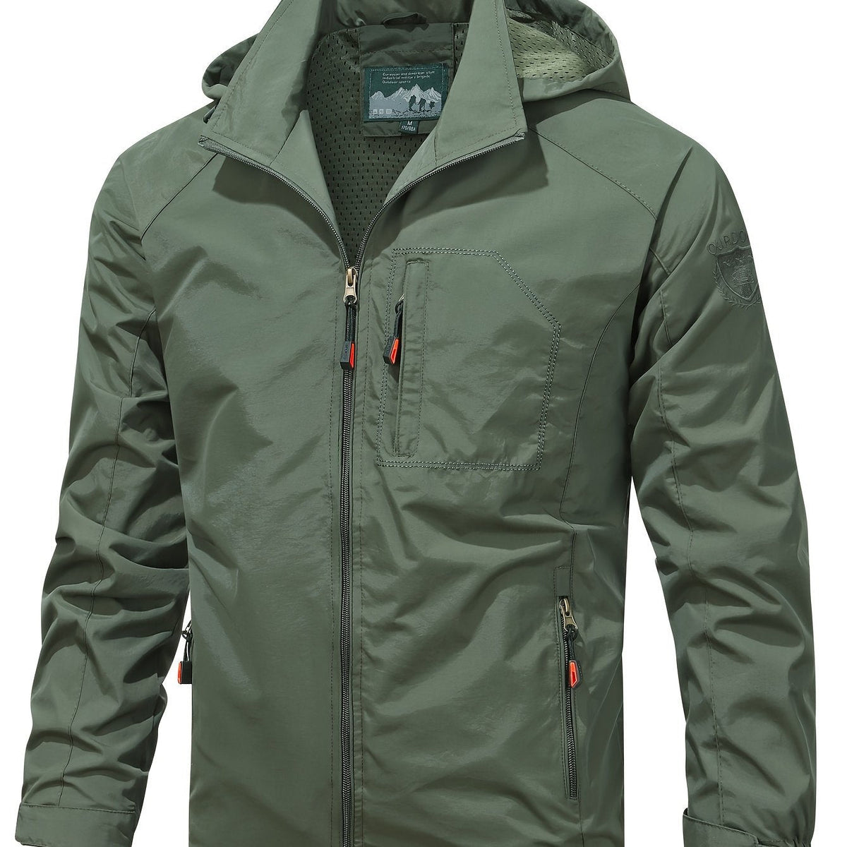 VESTE À CAPUCHE RAGLAN POUR HOMMES