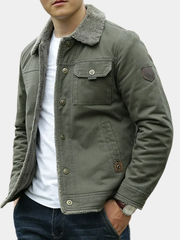VESTE D'HIVER DOUBLÉE POUR HOMMES