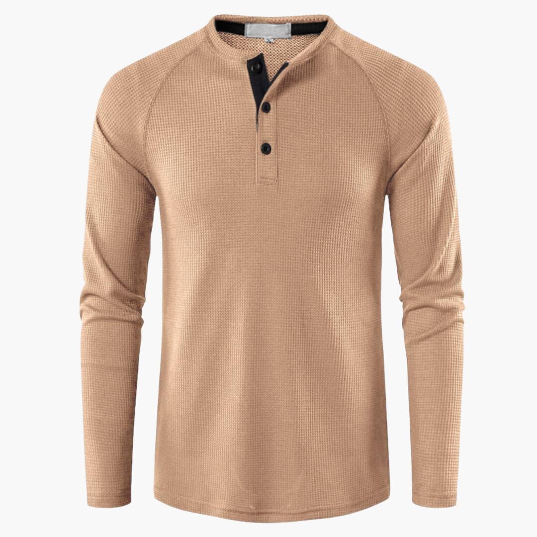 Markus | Langarm-Henley-Shirt