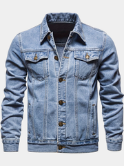 VESTE DE TRAVAIL EN JEAN POUR HOMMES