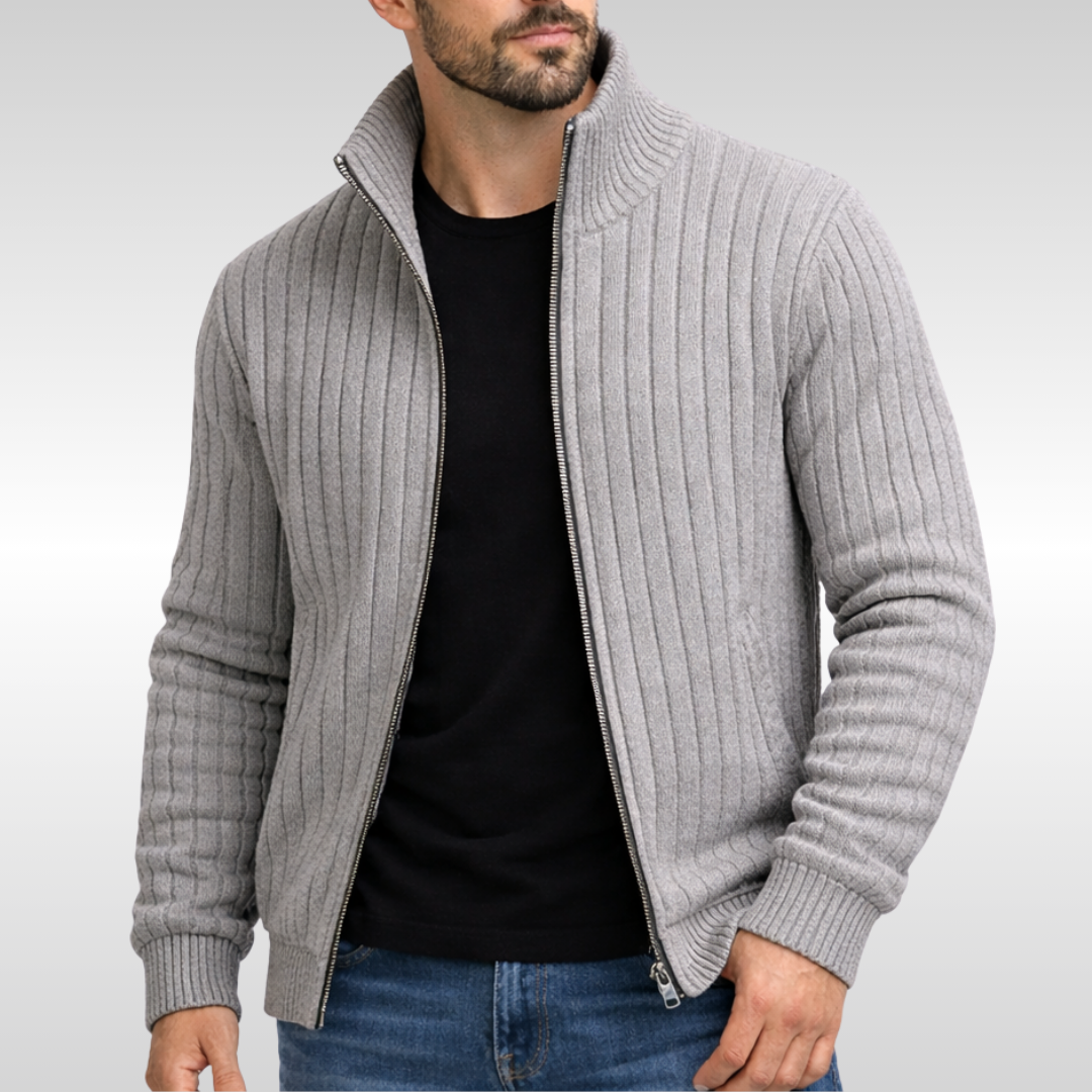 Thristan | Gemütliche Strickjacke mit Reißverschluss