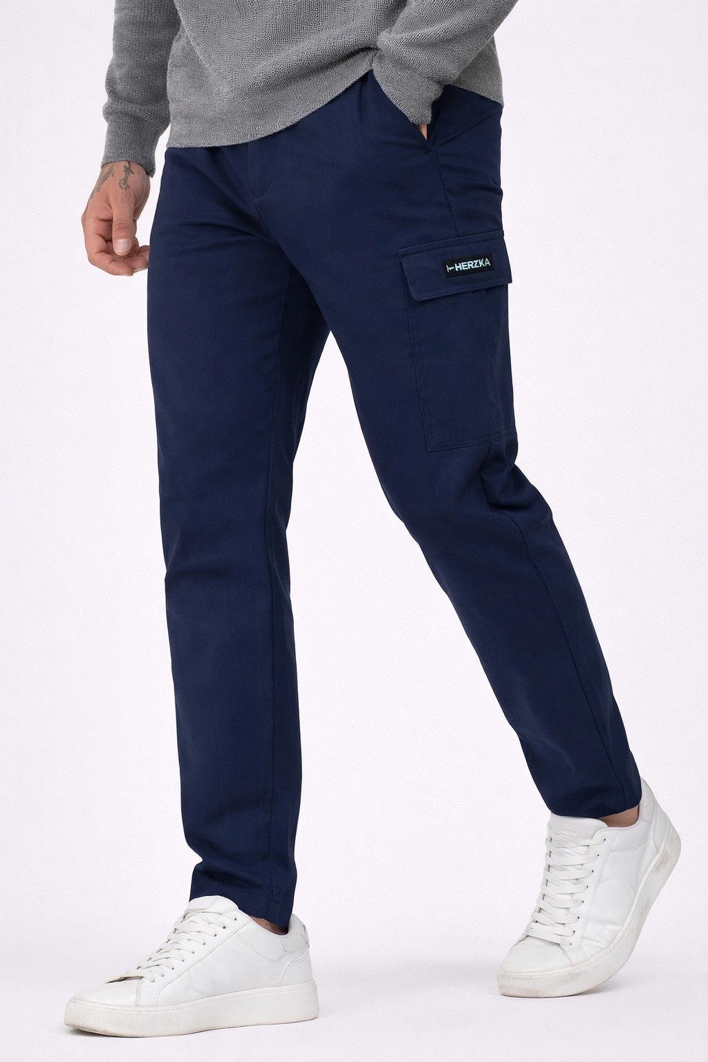 Pantalon cargo premium en tissu extensible
