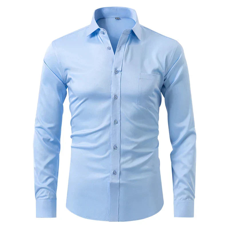 Chemise Homme Manches Longues Coupe Slim