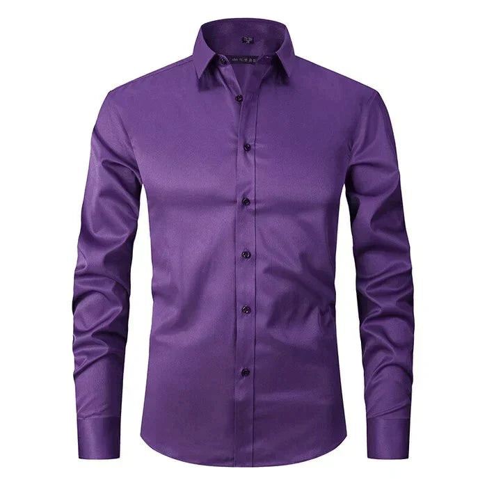 Chemise Homme Manches Longues Coupe Slim
