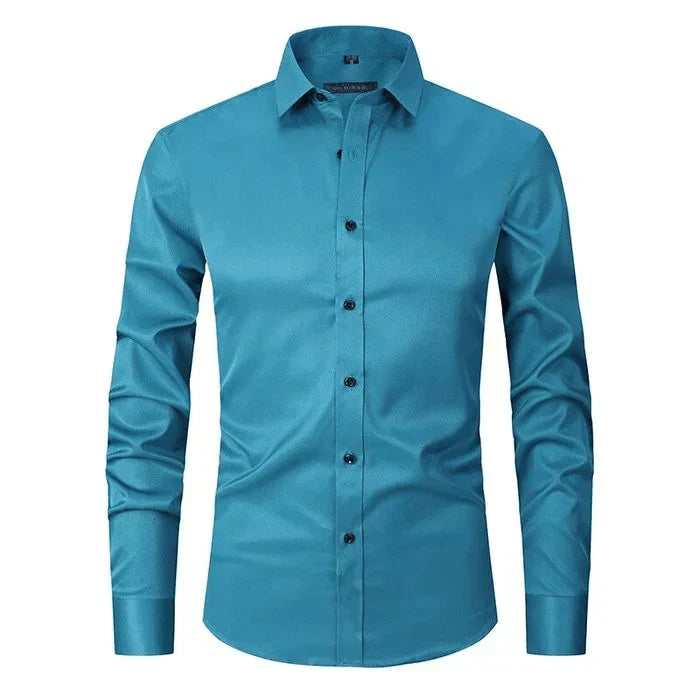 Chemise Homme Manches Longues Coupe Slim