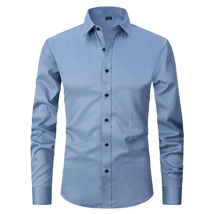 Chemise Homme Manches Longues Coupe Slim