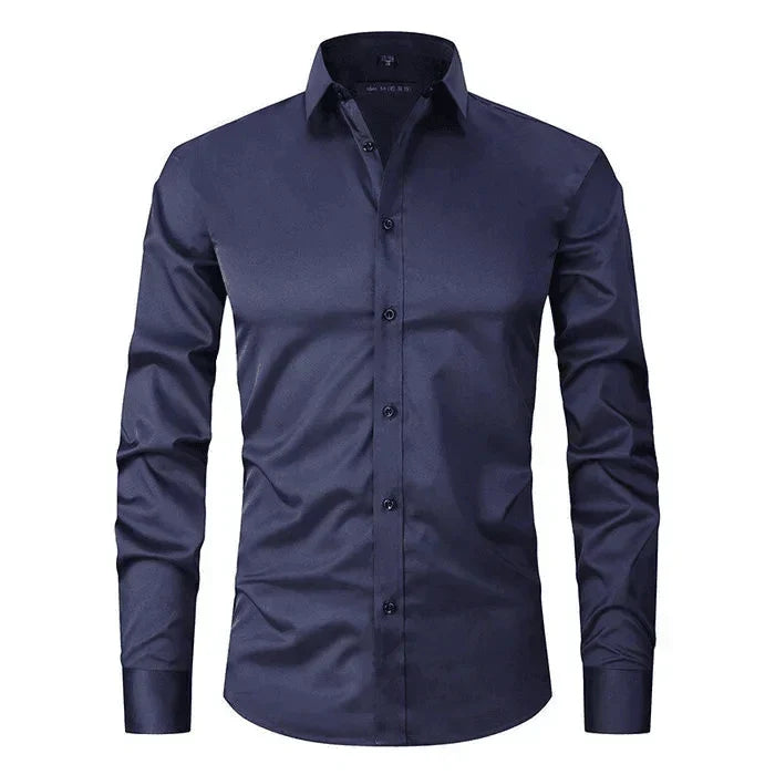 Chemise Homme Manches Longues Coupe Slim
