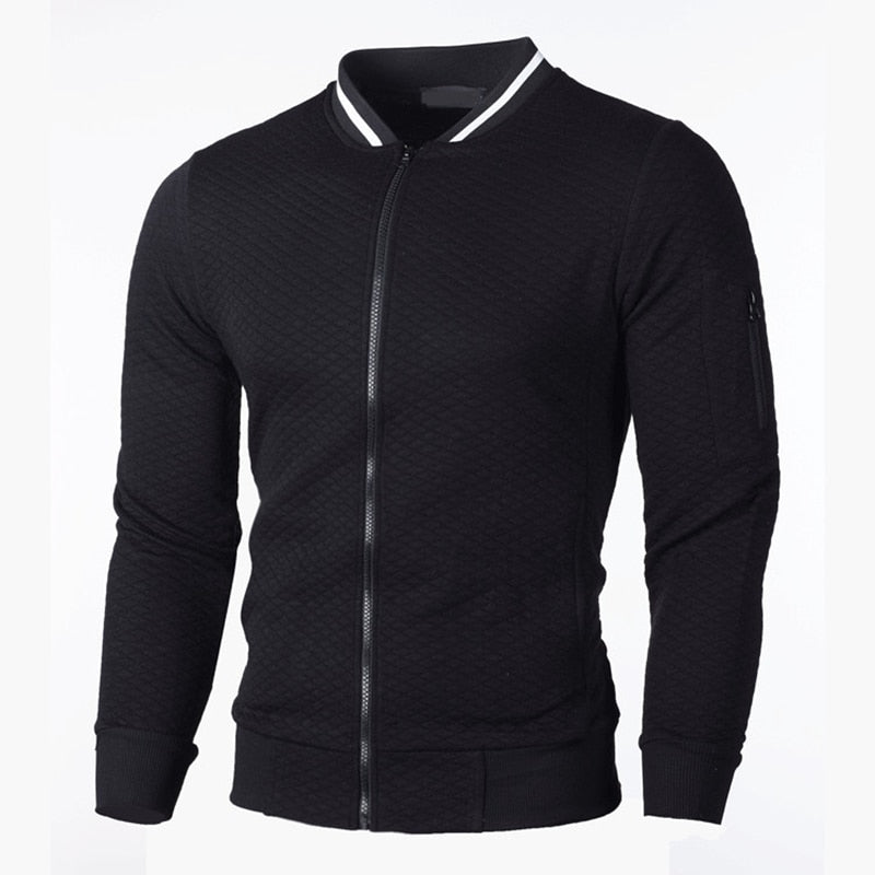 Veste Matelassée Homme Col Montant