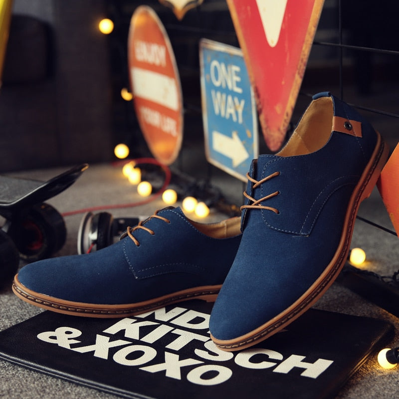 Chaussures Oxford Homme en Daim
