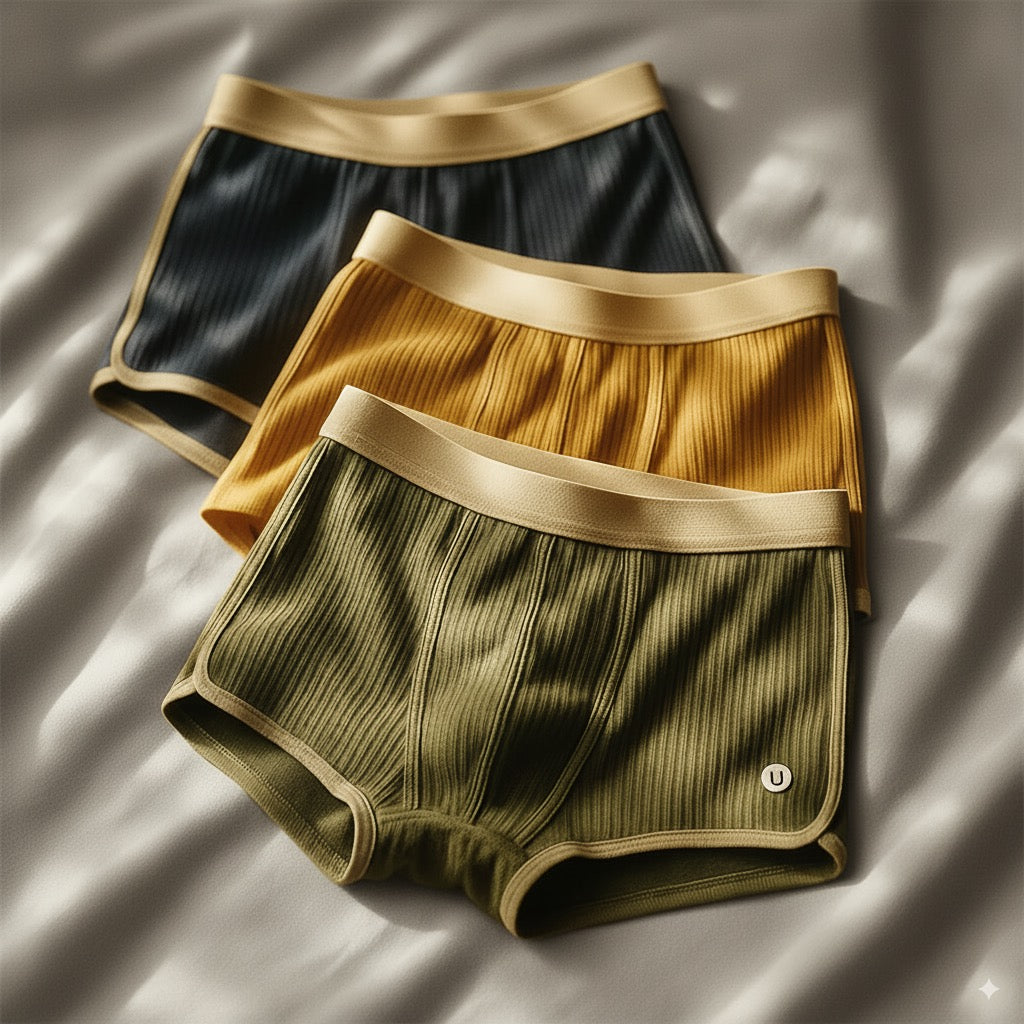 BOXER EN COTON BIO LOT DE 3 POUR HOMME
