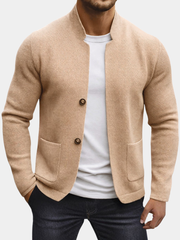 Leonard | Lässige Strukturstrickjacke für Herren