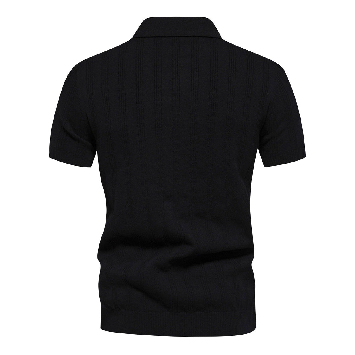 Heren Casual Poloshirt met Lijn Details