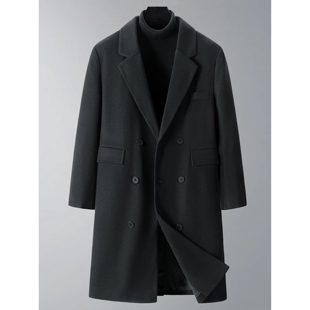 Manteau Long Double Boutonnage Homme