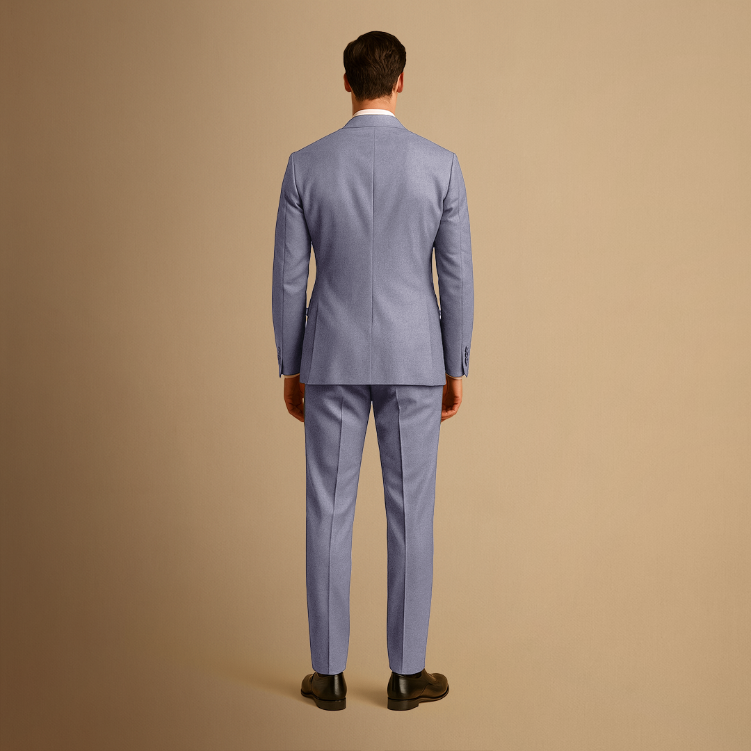 Lunelle | Heren Slim Fit Pak Lichtgewicht Twee Delig voor Bruiloften en Formele Evenementen