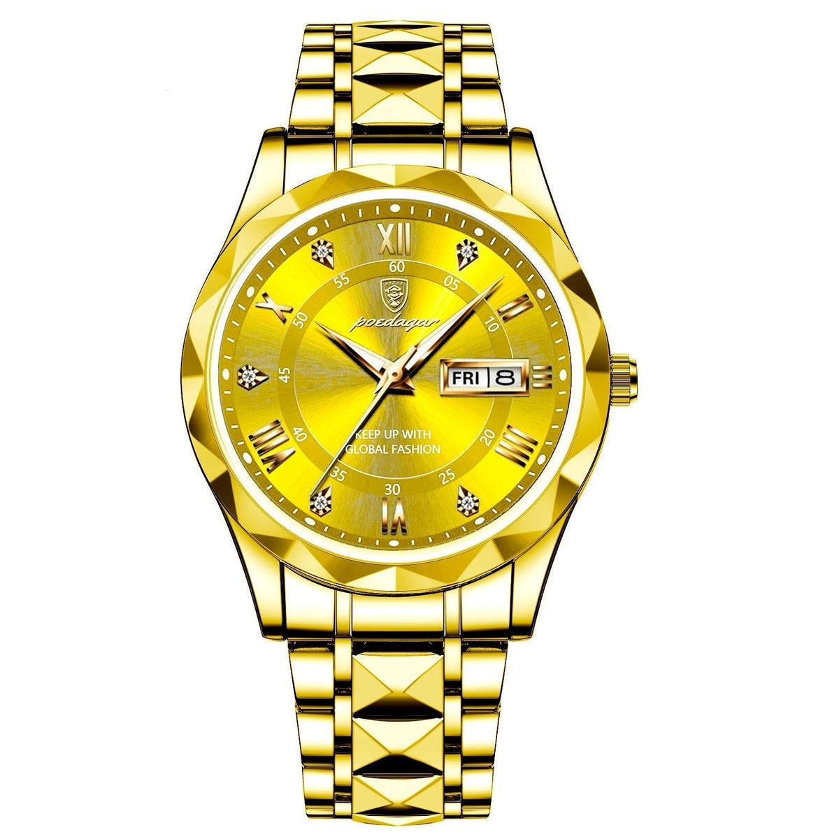 Montre Homme Acier Inoxydable Cadran Lumineux