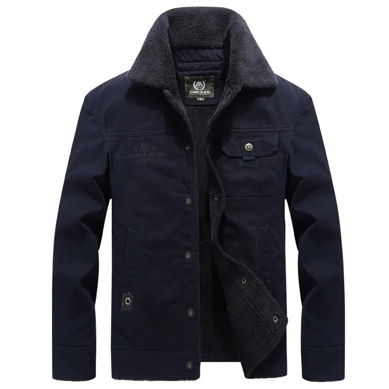 VESTE D'HIVER DOUBLÉE POUR HOMMES