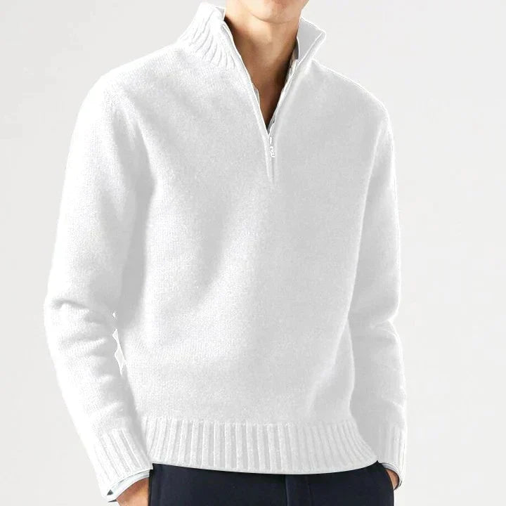 Lucio | Eleganter Half-Zip-Pullover