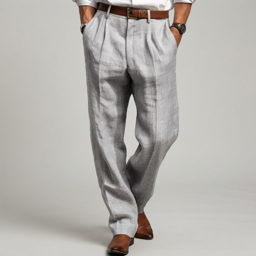 Pantalon Lorenzo coupe droite décontractée