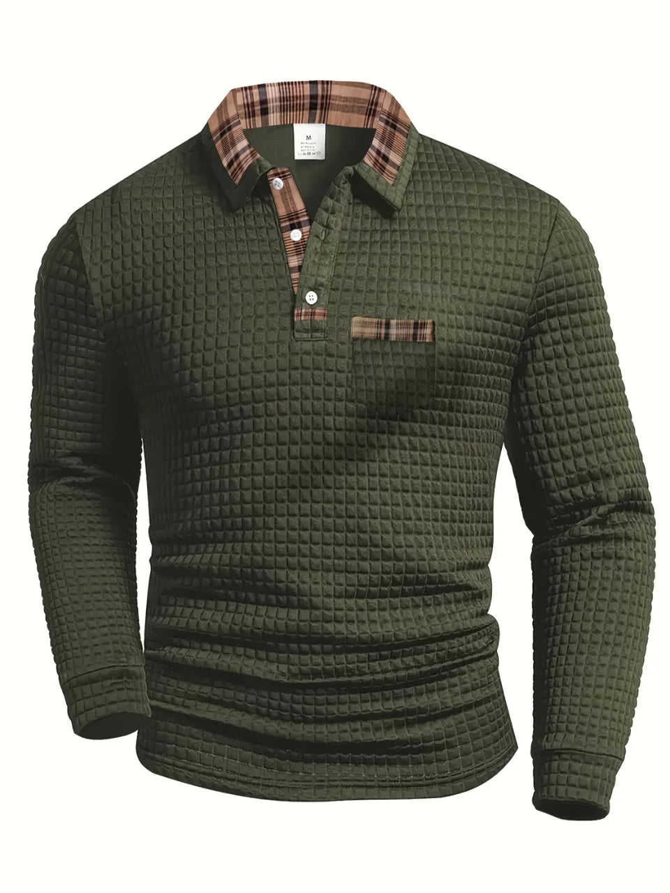 POLO À CARREAUX POUR HOMME
