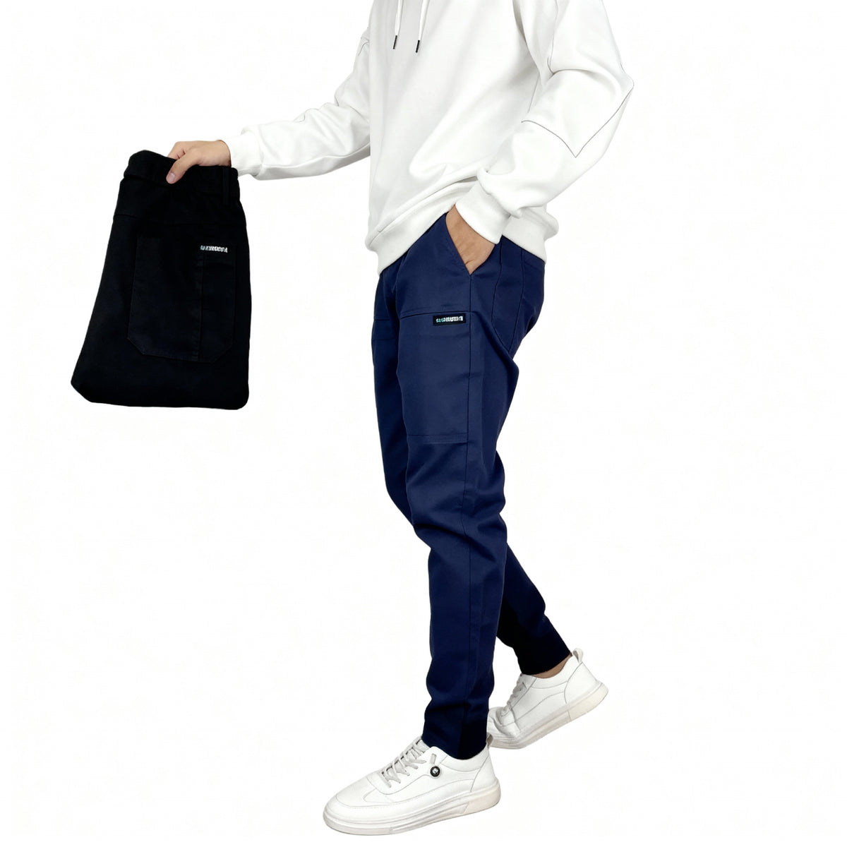 Pantalon cargo premium en tissu extensible